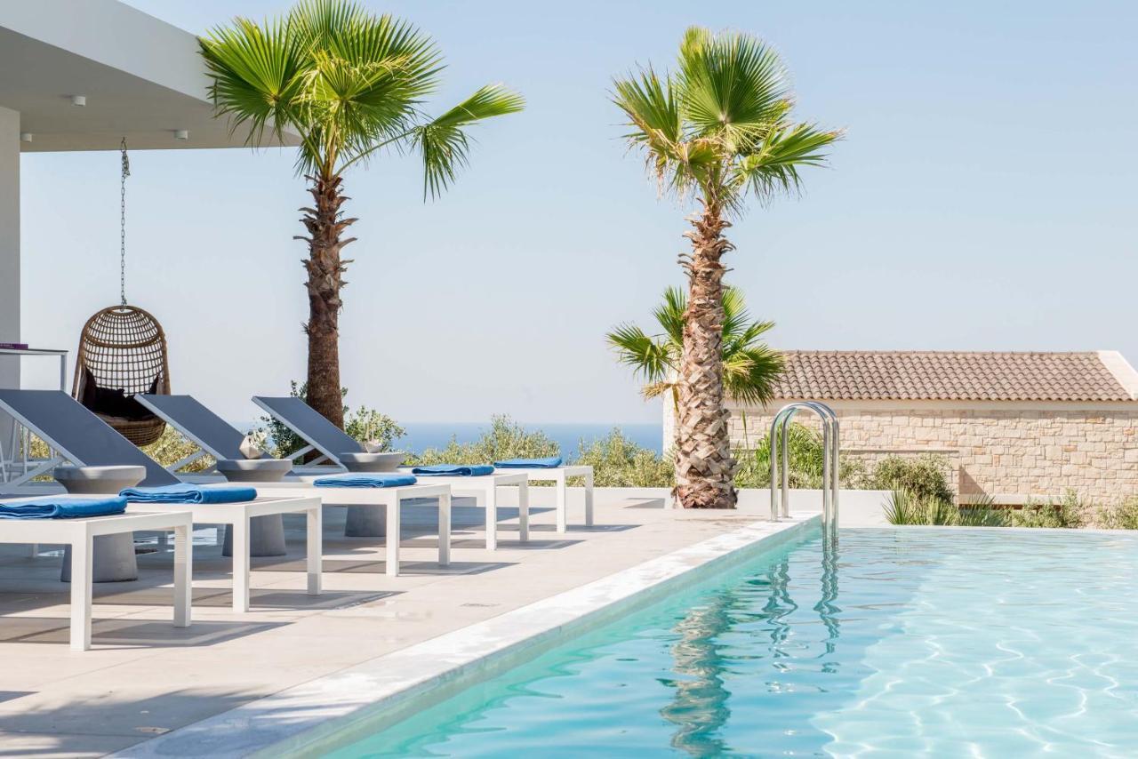 Villa Lydia I Superb Views, Two Pools, Next To The City Kissamos Ngoại thất bức ảnh