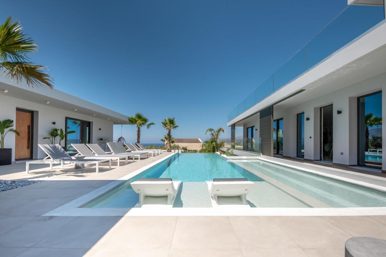 Villa Lydia I Superb Views, Two Pools, Next To The City Kissamos Ngoại thất bức ảnh