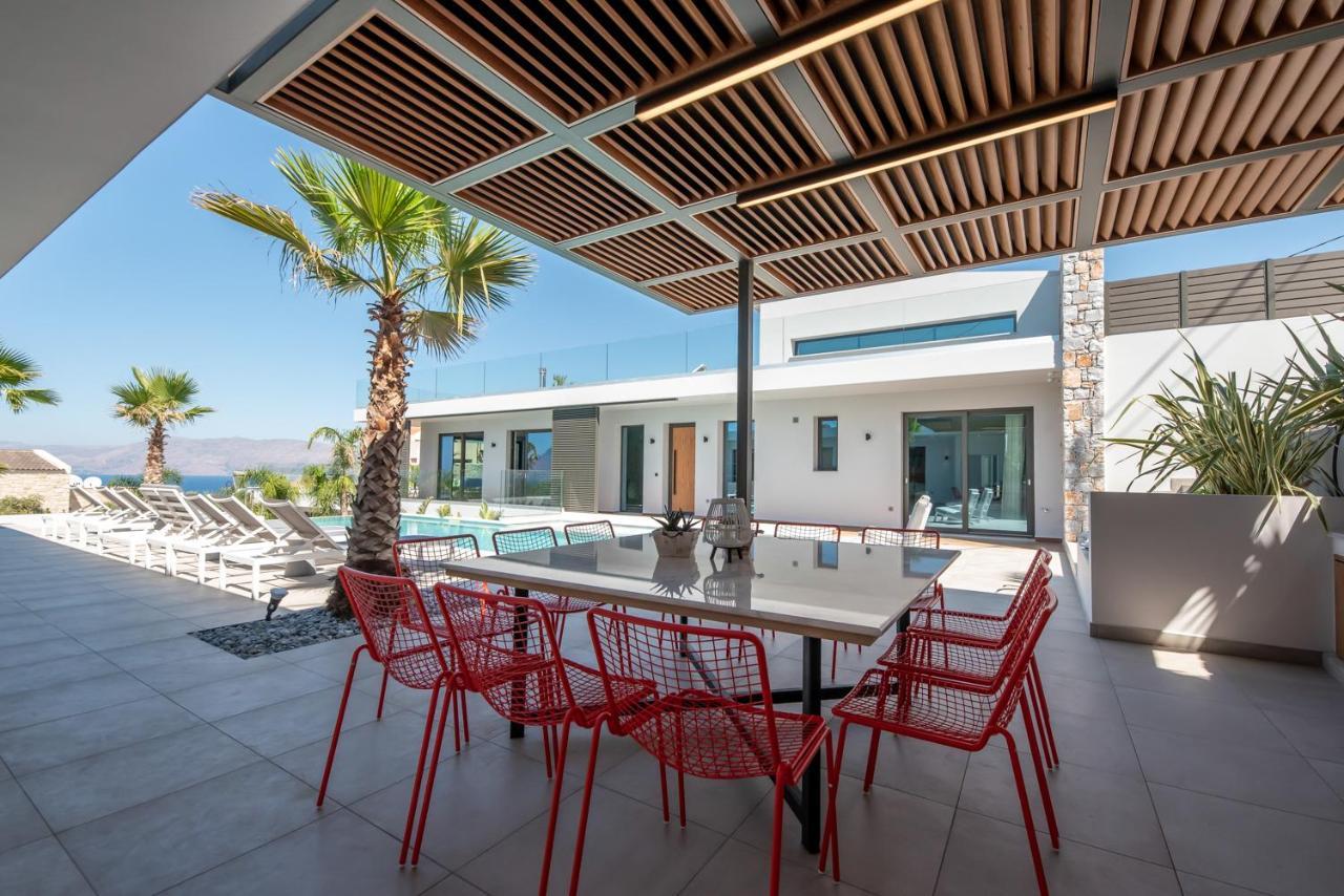 Villa Lydia I Superb Views, Two Pools, Next To The City Kissamos Ngoại thất bức ảnh
